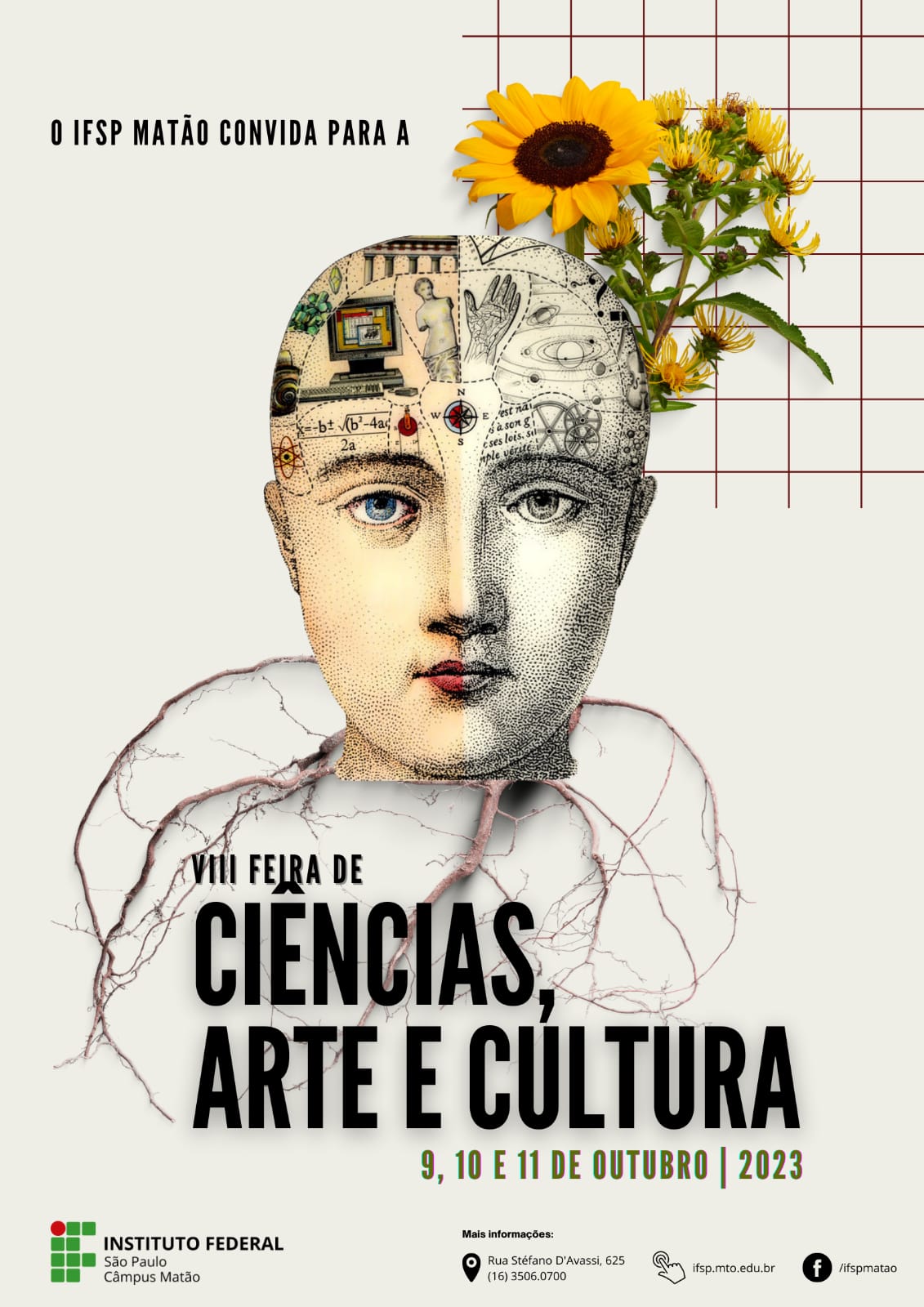 Cartaz 8ª Feira de Ciências 2023